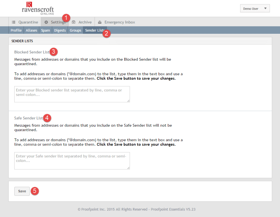 ProofPoint Essentials (PPE) Usage guide Ravenscroft Online